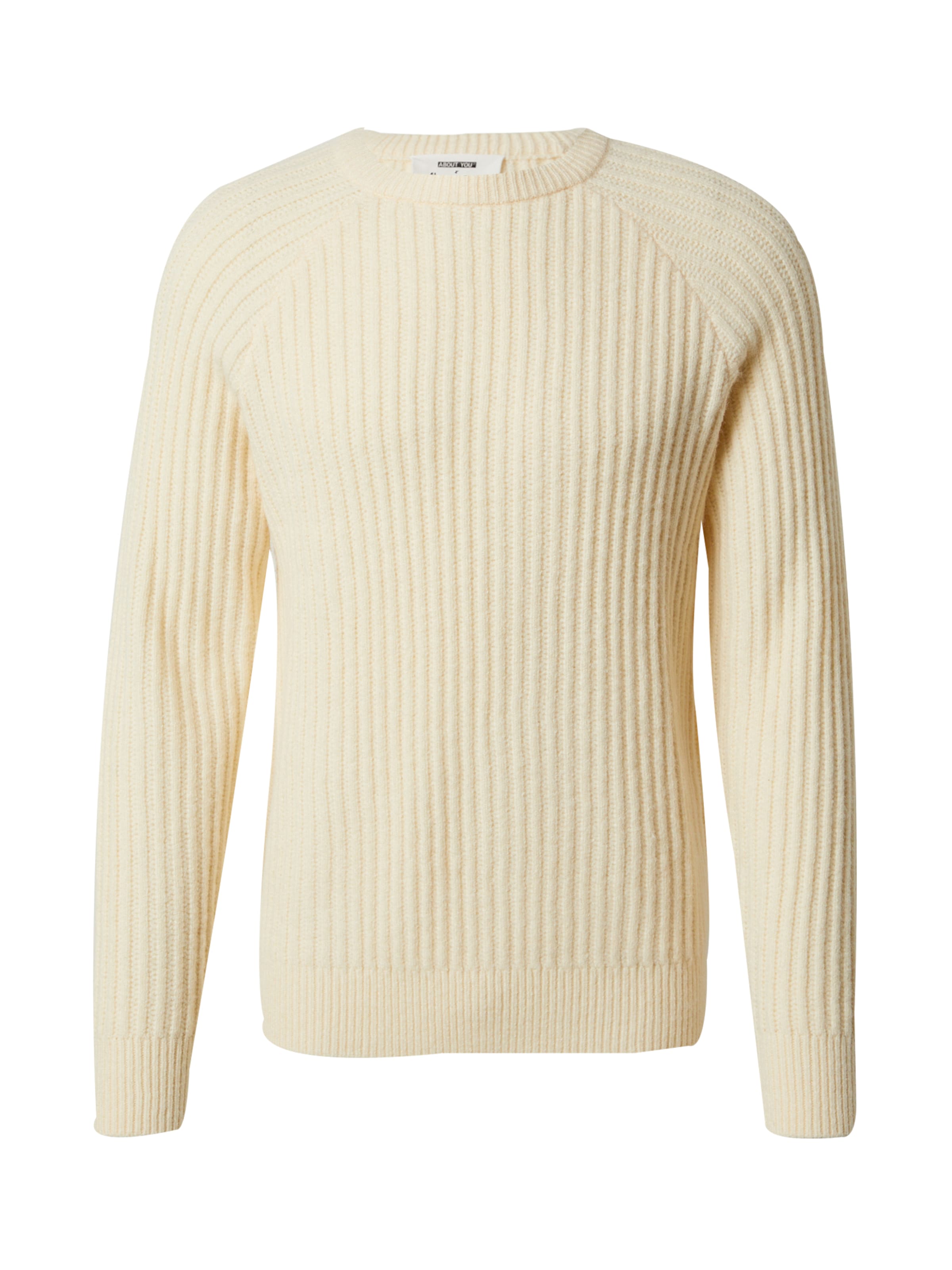 ABOUT YOU x Alvaro Soler Pullover 'Gian' in Beige: Vorderseite