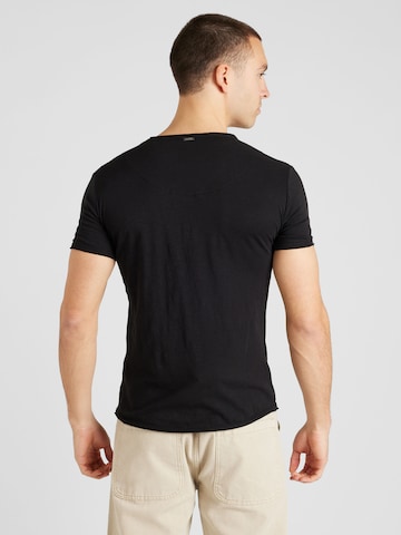 Key Largo Shirt 'WATER' in Black