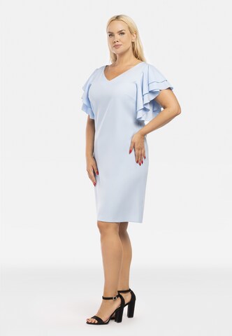 Robe de cocktail 'ELIANA' Karko en bleu