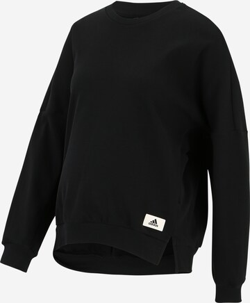 ADIDAS SPORTSWEAR Sport sweatshirt i svart: framsida