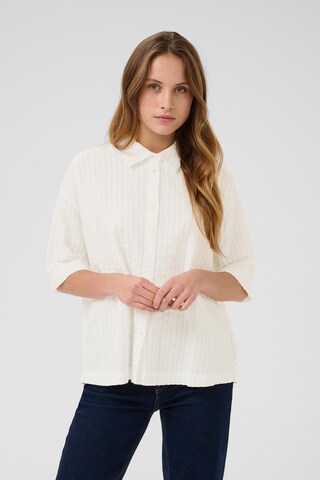 CULTURE Blouse 'Kima' in Wit: voorkant
