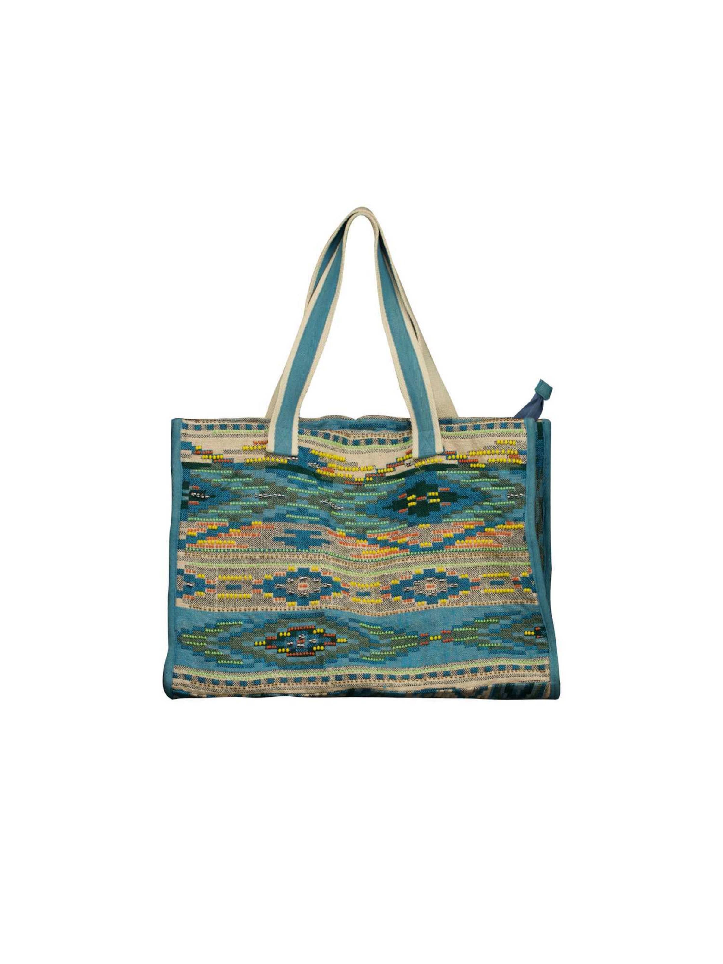 Deeluxe Shopper 'Adiba' in Blue: front
