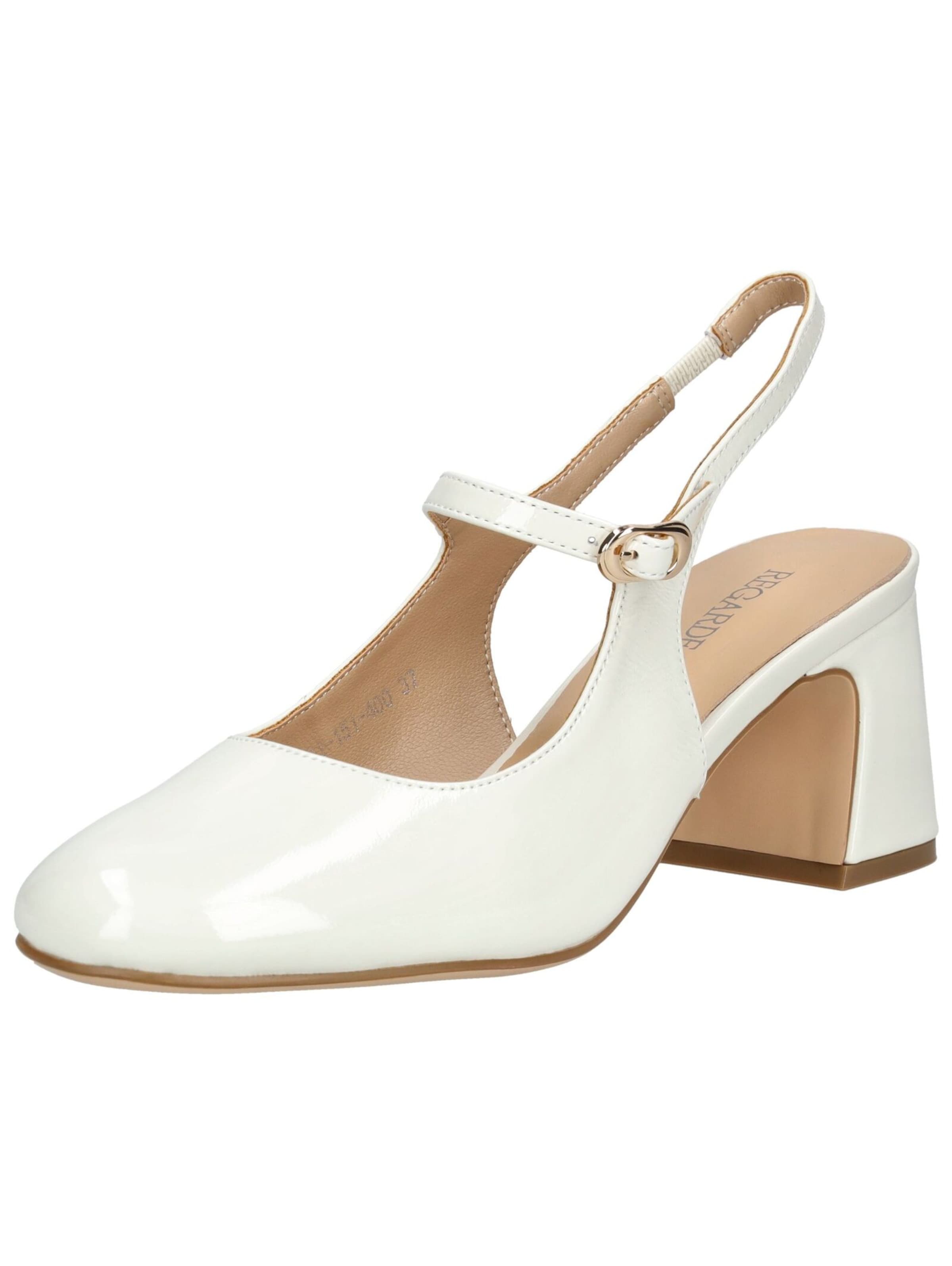 Regarde le Ciel Slingback pumps in White: front