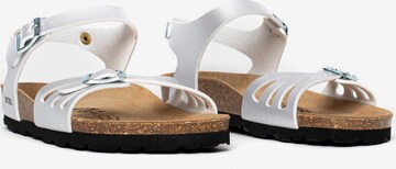 Bayton Sandal 'Eos' i silver