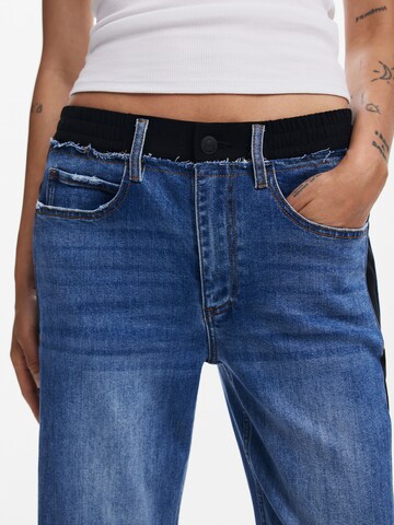 Desigual Wide Leg Jeans in Blau