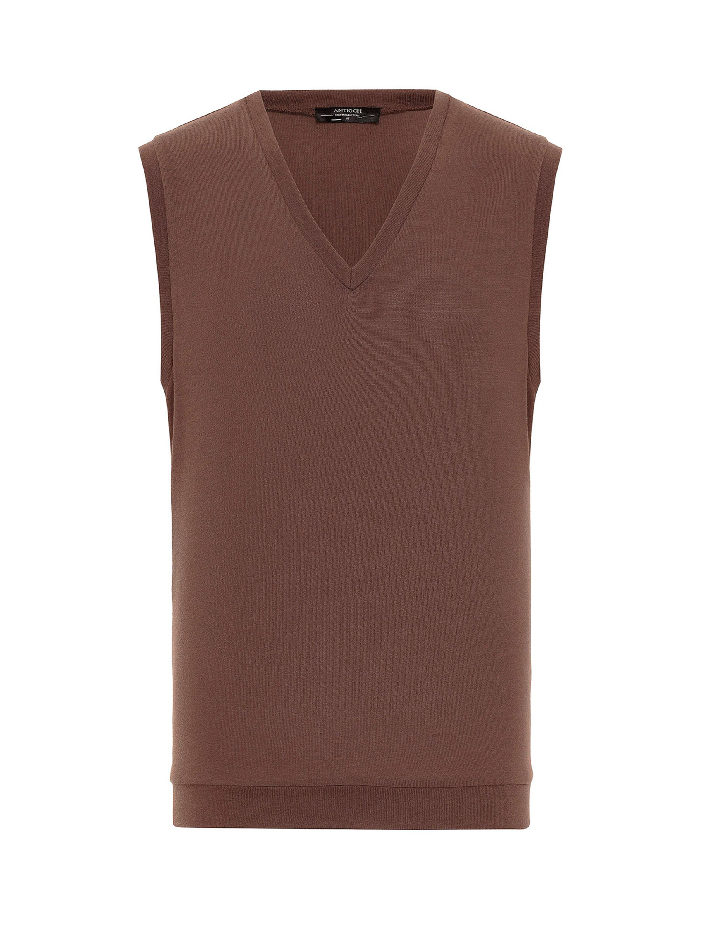 AntiochPulover - smeđa boja: prednji dio