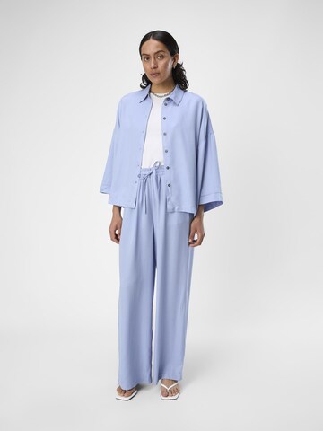 OBJECT Wide Leg Hose in Blau