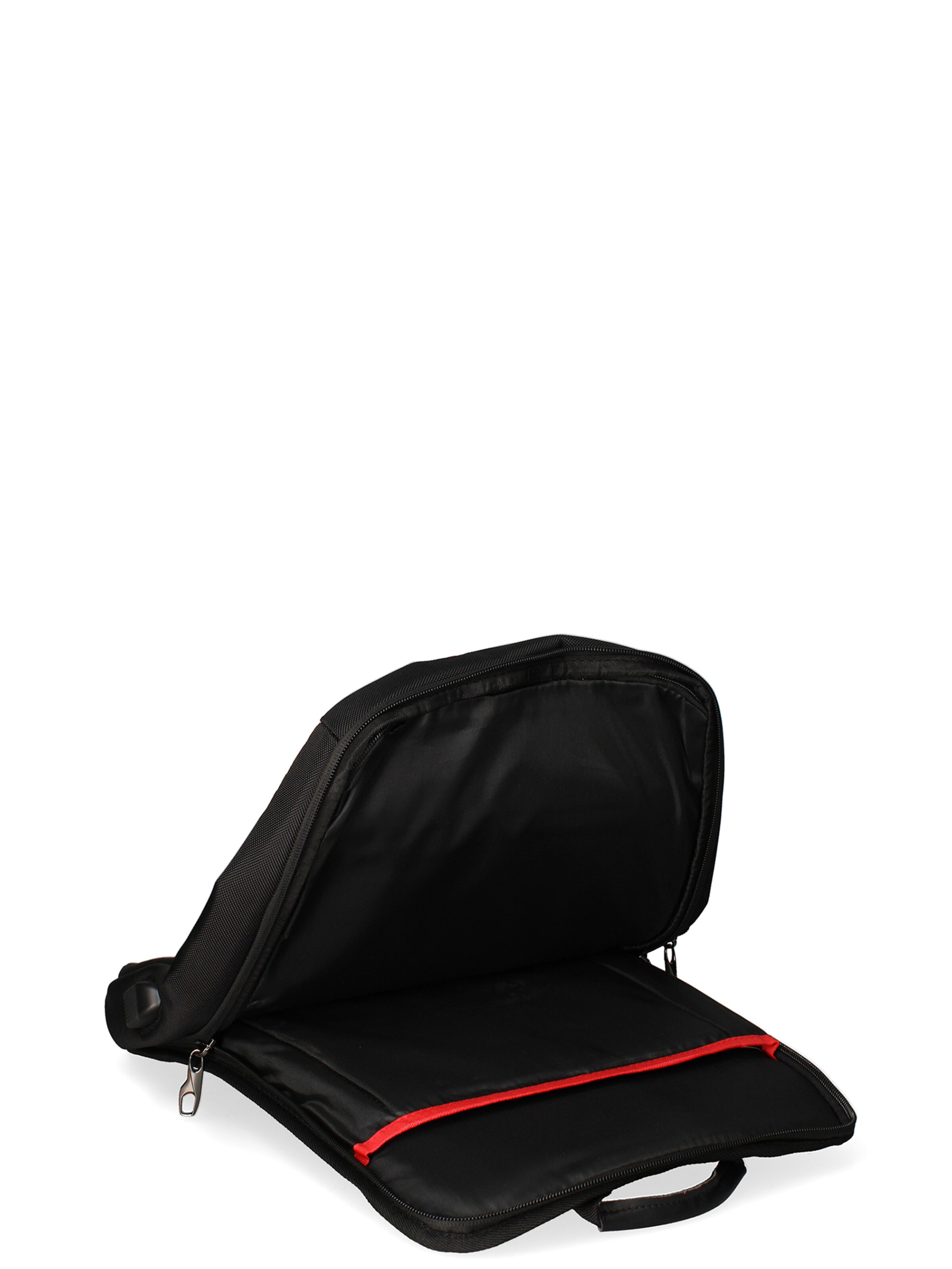 Zaino 'Zaino Unisex Nylon 100% con Zip e Tasche Multifunzionali - 30x43x16 cm' di B. Cavalli in nero