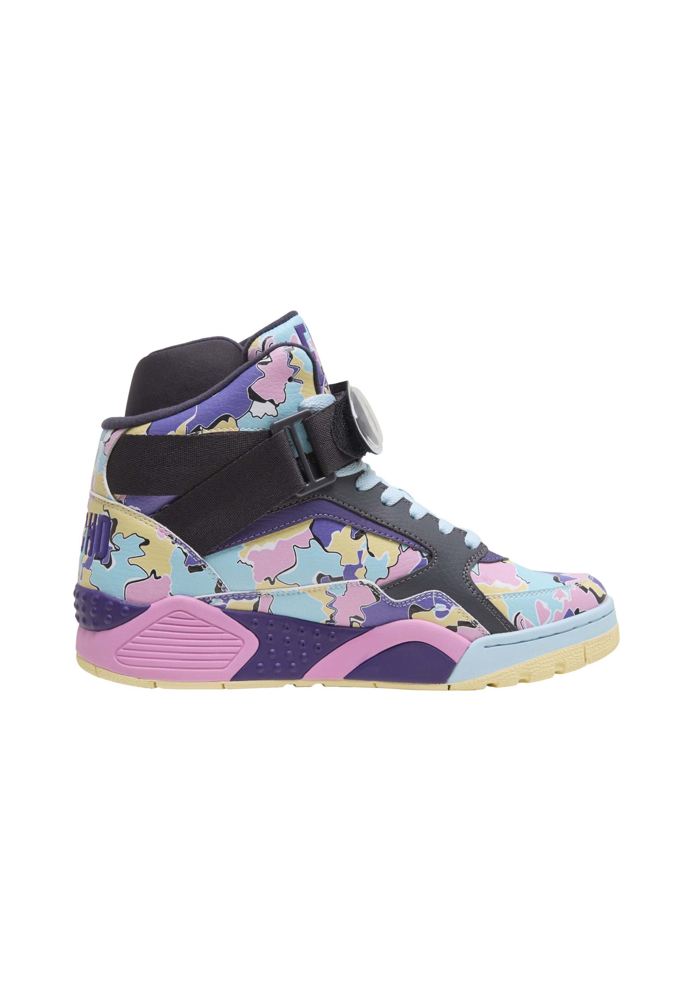 Sneaker alta 'Focus X Macho Man Randy Savage' di Ewing in colori misti