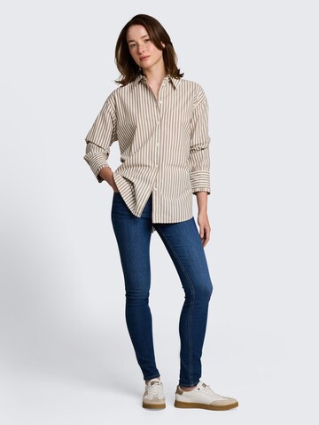 TOM TAILOR DENIM Bluse in Weiß
