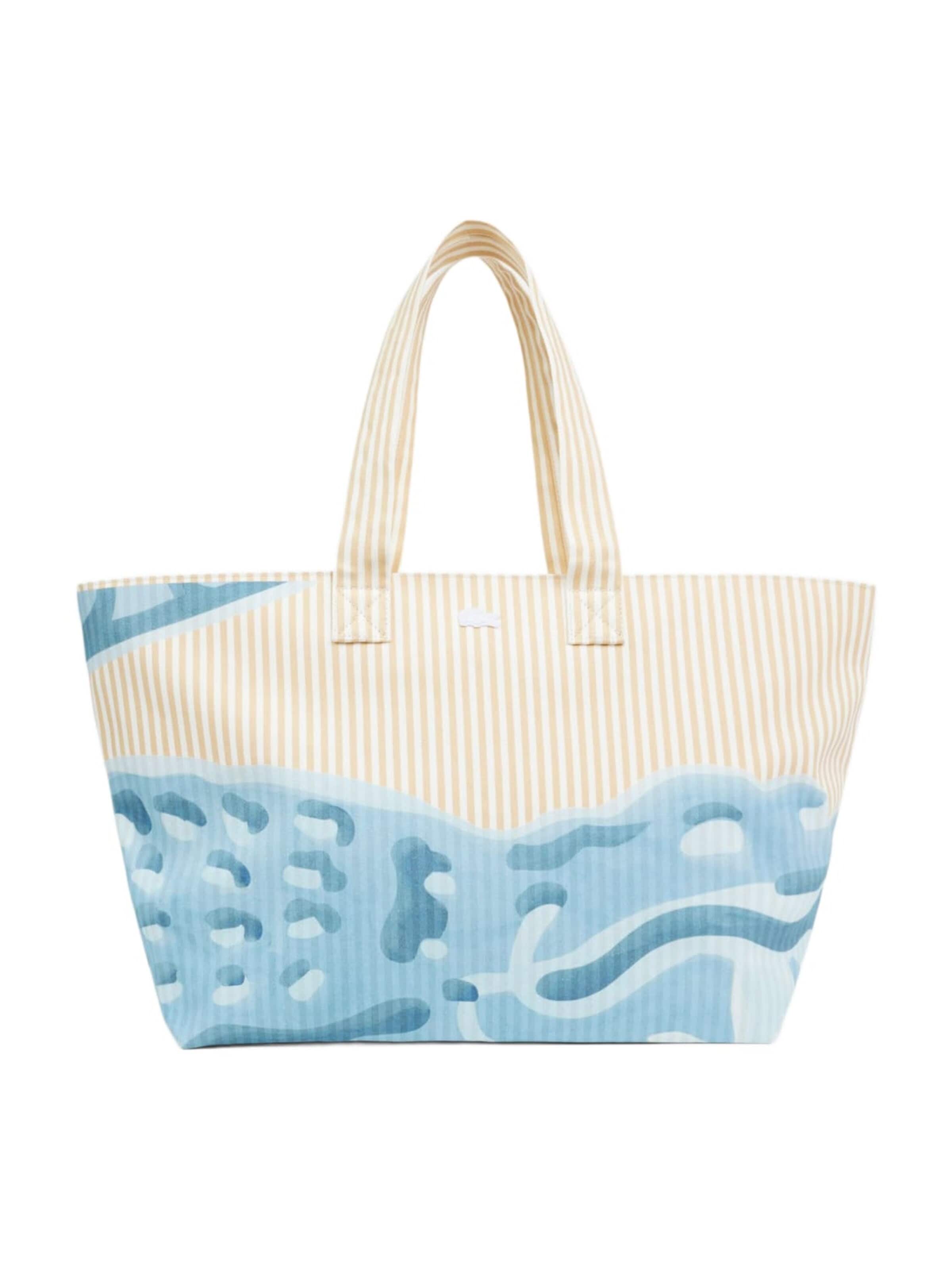 Shopper 'Lacoste Sac cabas XL Anna Mixte Blanc Naturel' di LACOSTE in trasparente: frontale