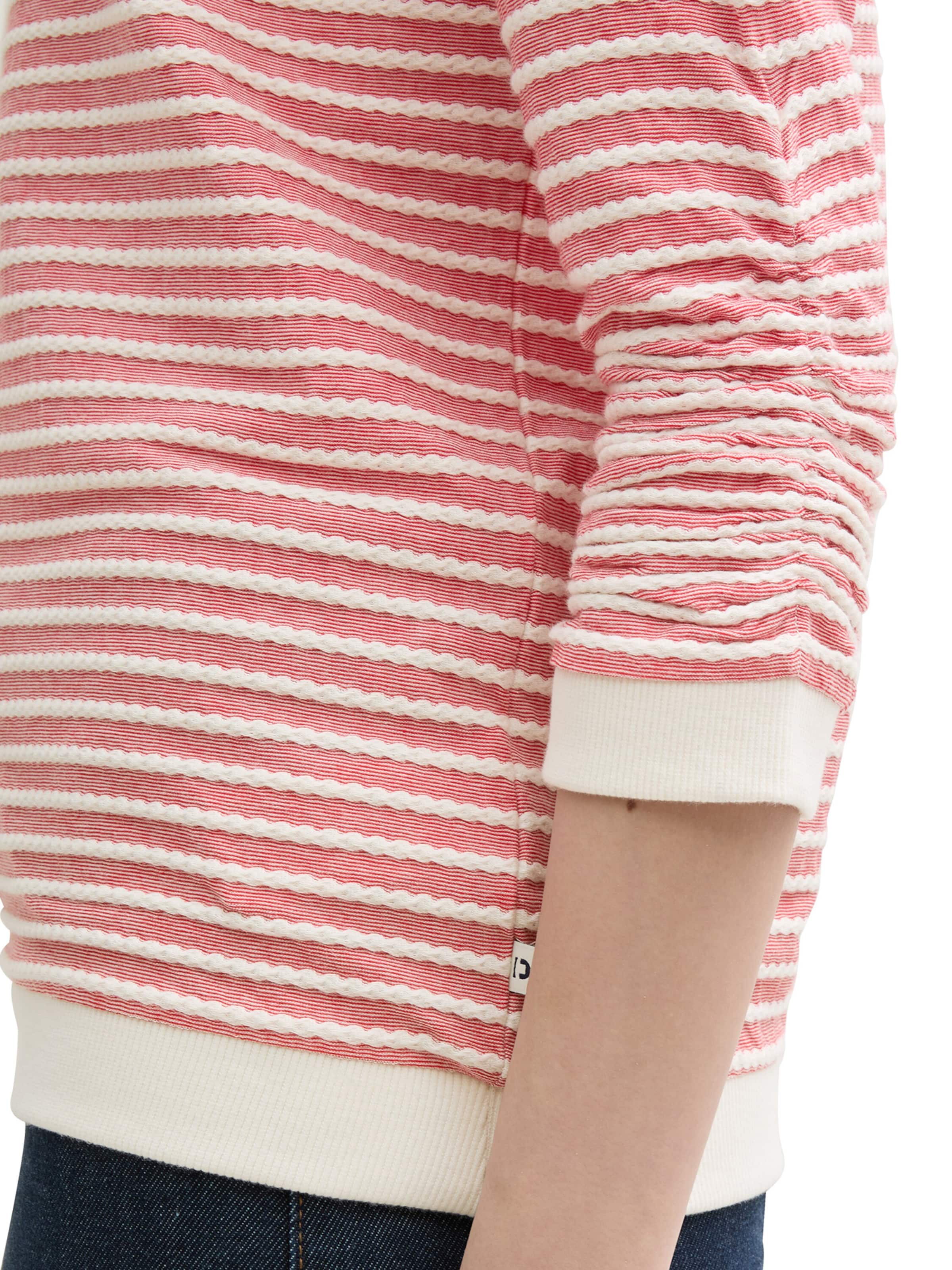 TOM TAILOR DENIM Суичър в червено