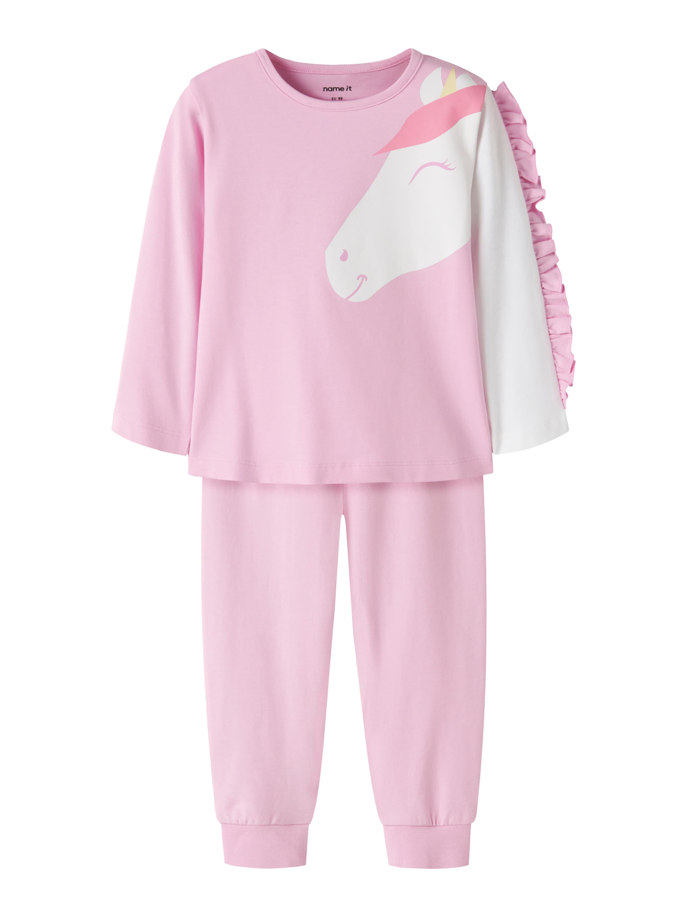 NAME IT - Pijama 'NMFRETEQ' en rosa: frente