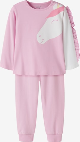 Pyjama 'NMFRETEQ' NAME IT en rose : devant