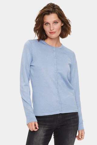 Cardigan 'Mila' SAINT TROPEZ en bleu : devant