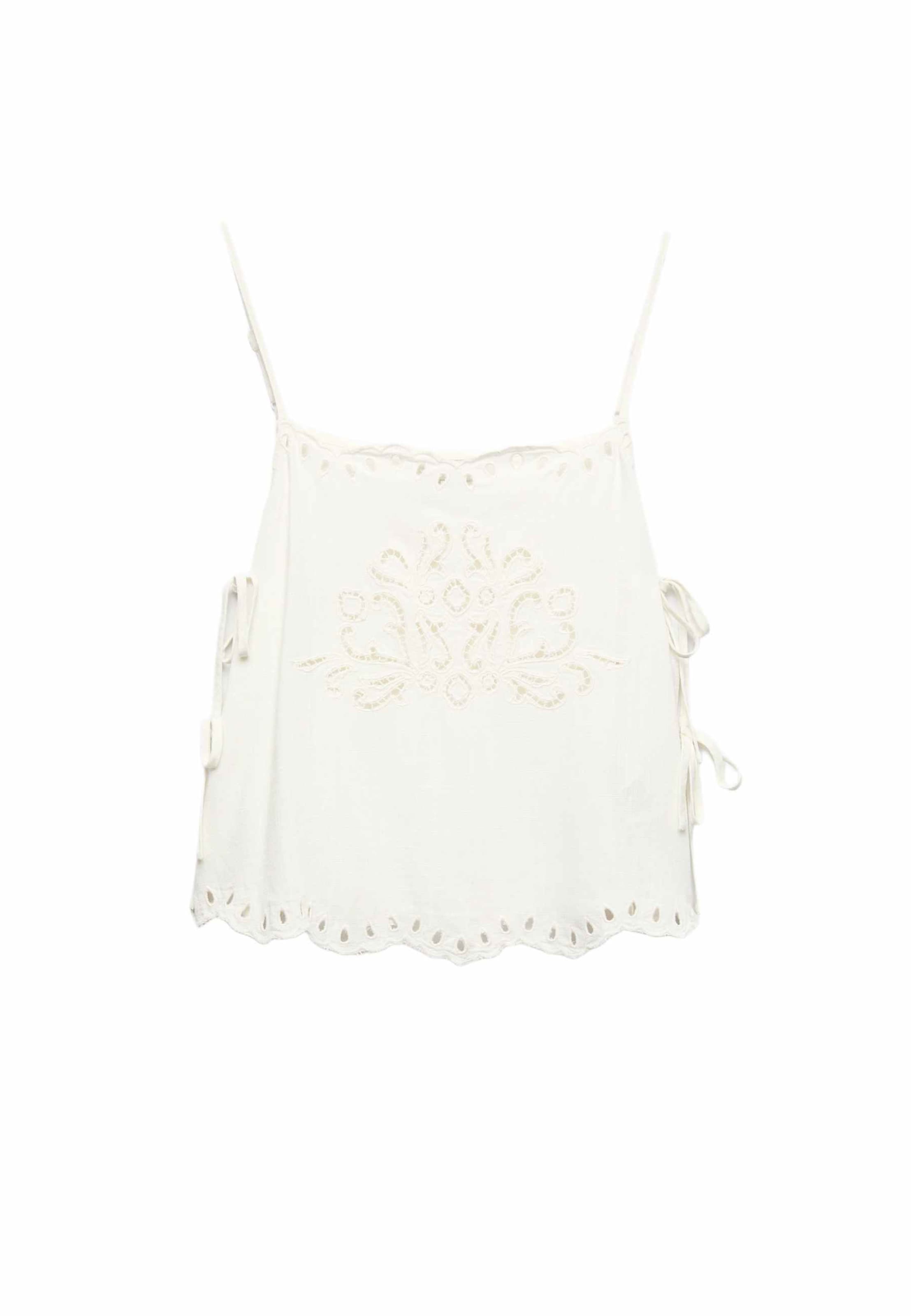 Haut Marks & Spencer en beige : devant