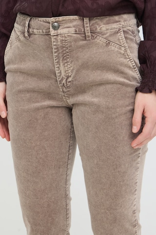 Regular Pantalon Pulz en beige