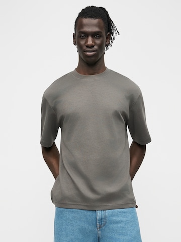 SELECTED Koszulka 'SLHLOSCAR' w kolorze szary