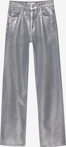 Pull&Bear Regular Jeans i silver: framsida