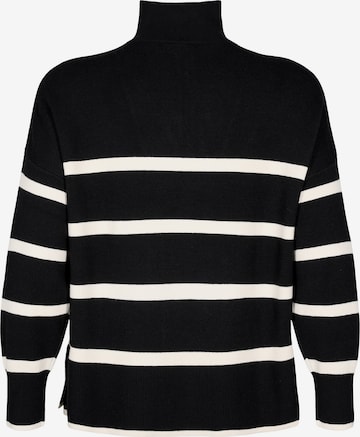 Zizzi Pullover 'ZOE' in Schwarz