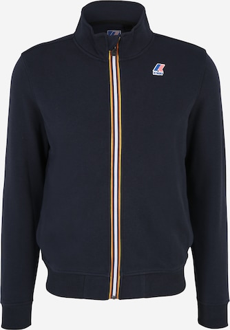 K-Way Sweat jacket 'LE VRAI AUGUR' in Blue: front