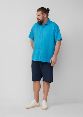 s.Oliver Comfort fit Overhemd in Blauw