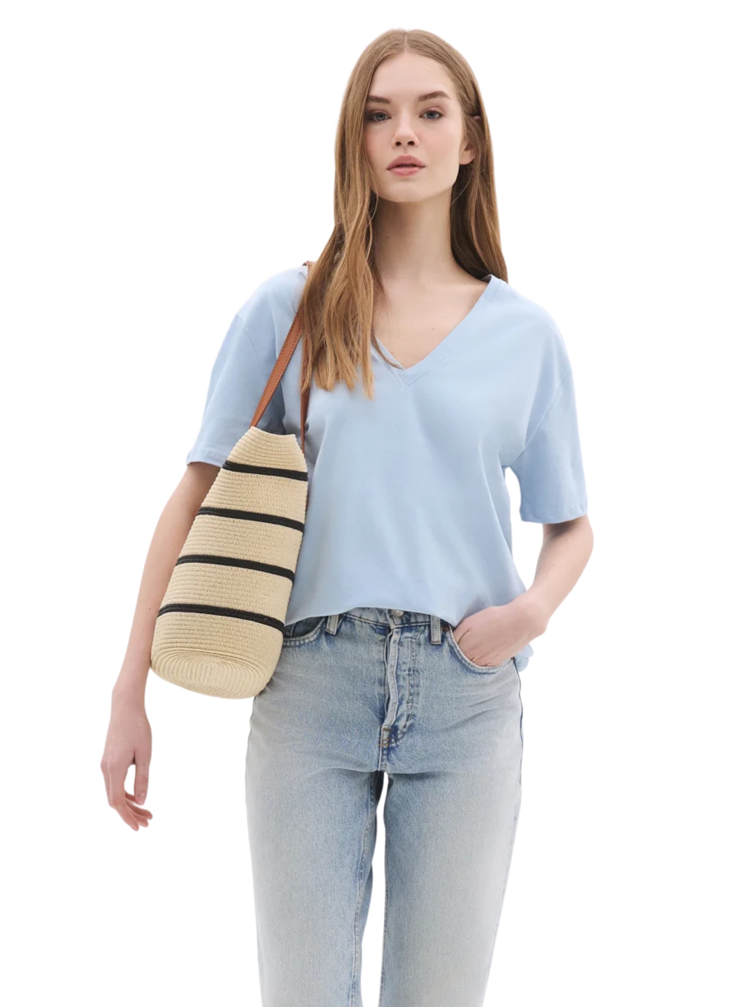 No Matter What Shirt in Blauw: voorkant