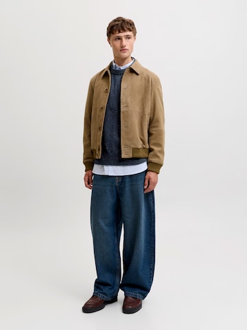 JACK & JONES Pulóver 'JORNORREBRO' - kék