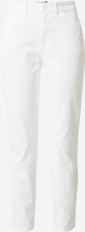Lauren Ralph Lauren Normalny krój Jeansy 'CAITRIONA' w kolorze biały: przód