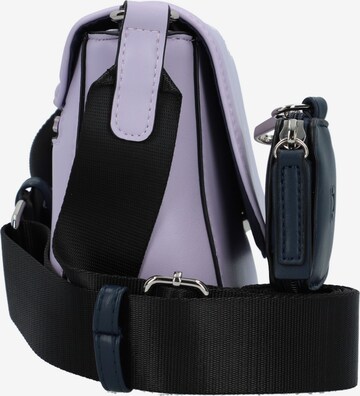 TOM TAILOR DENIM Crossbody Bag 'Saskia' in Purple