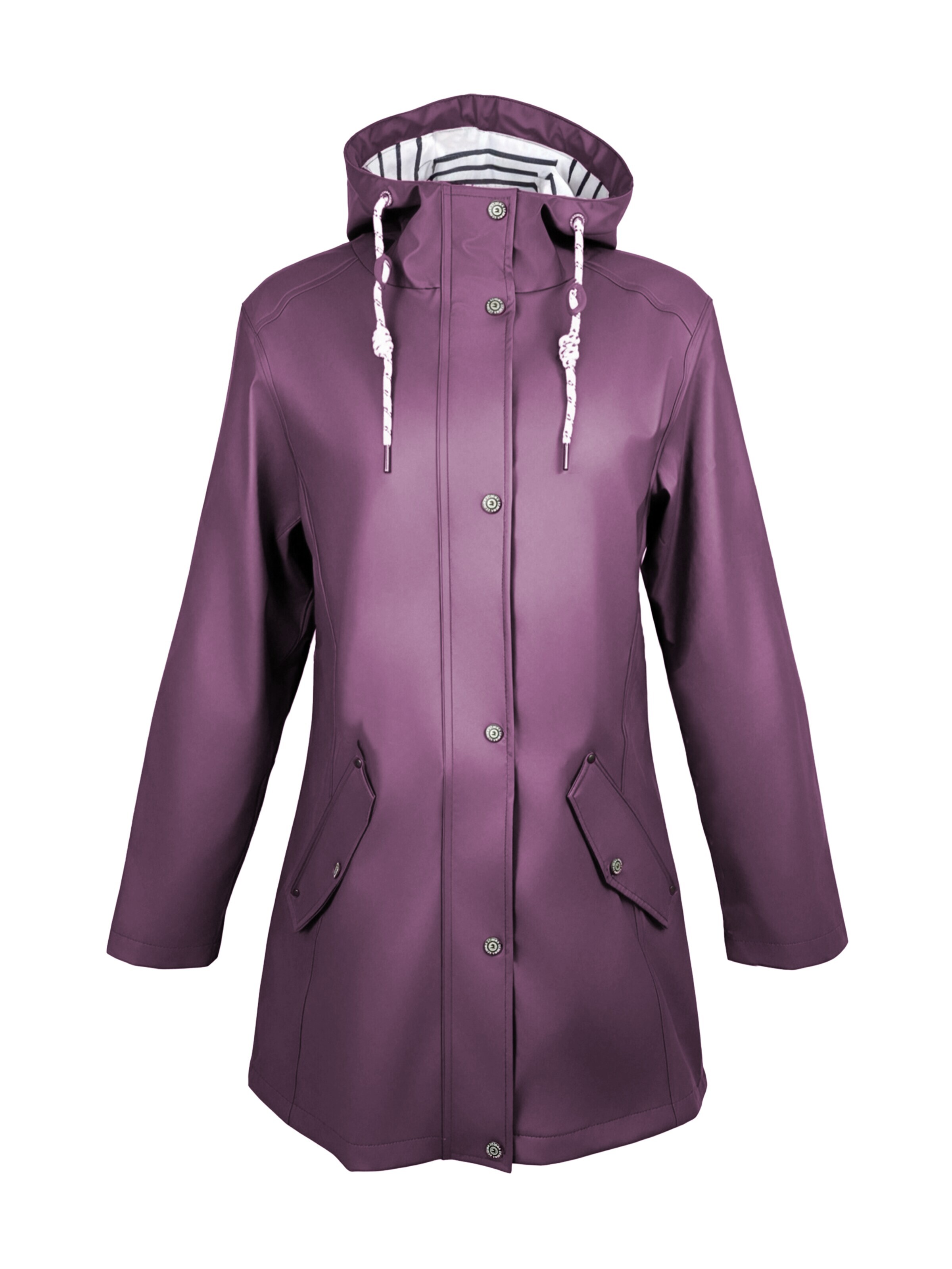 ECOOMA Outdoor Jacket 'women's raincoats' in Purple: front
