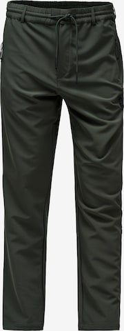 Salsa Jeans Regular Hosen Joggers in Grün: Vorderseite