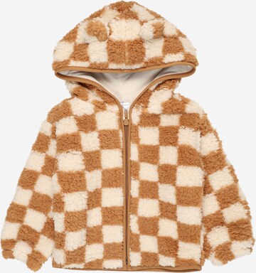 GAP Fleece Jacket in Brown: front