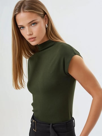 Busem Blouse in Groen