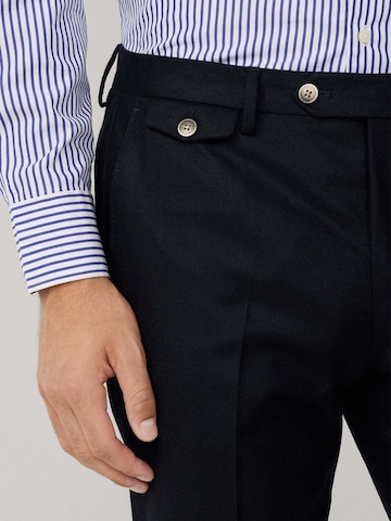 Hackett London Slimfit Chino 'Kensington' in Blauw