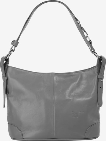 Samantha Look Schultertasche in Grau: Vorderseite