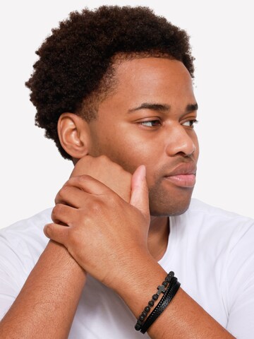 Heideman Bracelet 'Glenn' in Black: front