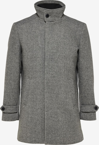 SELECTED HOMME Between-Seasons Coat 'Reuben' in Grey: front