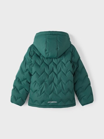 NAME IT Winter Jacket 'Marl' in Green