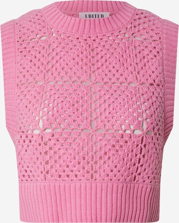 Pull-over 'Lif' EDITED en rose : devant