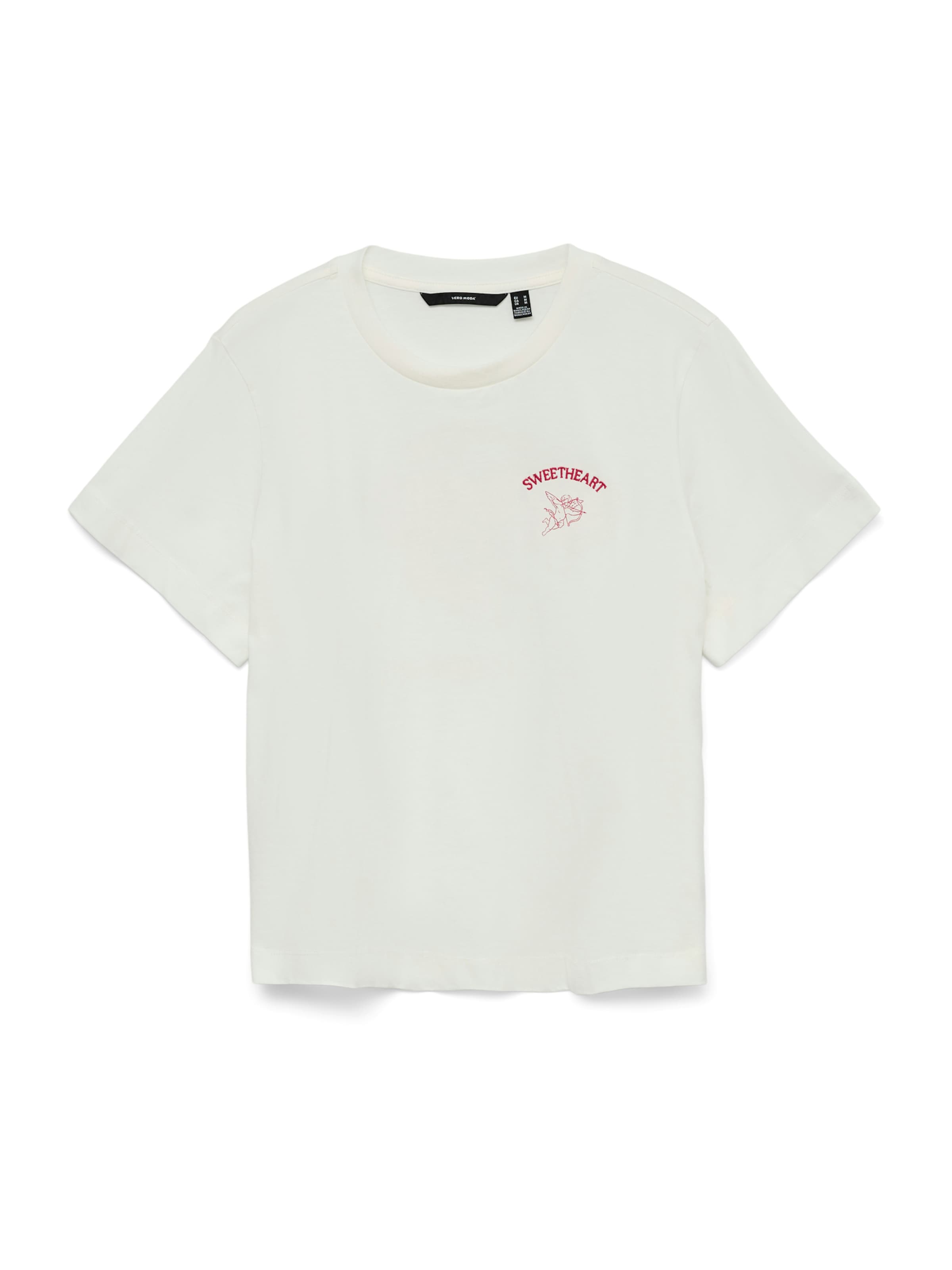 VERO MODA Póló - fehér: elől