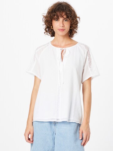 ESPRIT - Blusa en blanco: frente