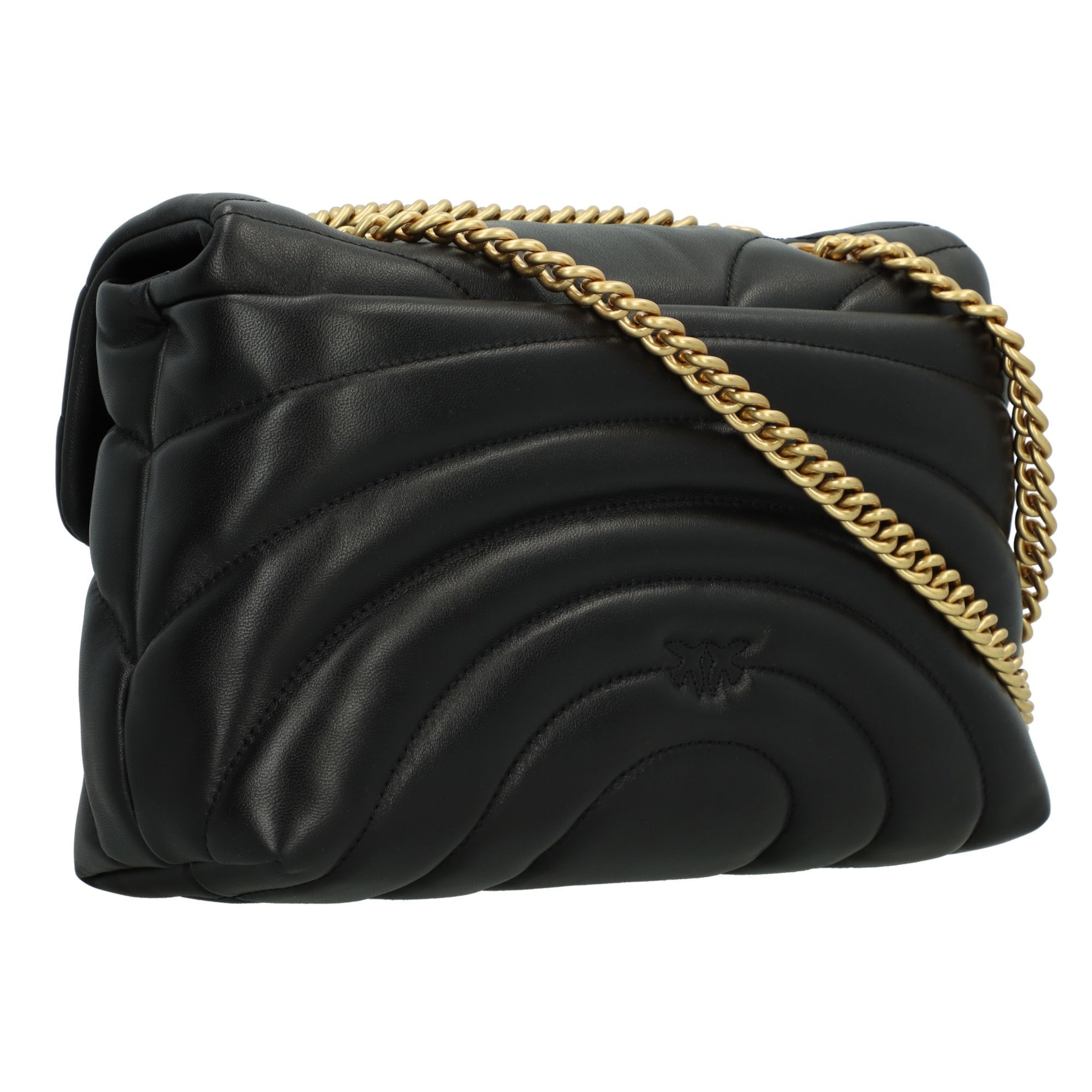 PINKO Torba za čez ramo 'Love' | črna barva