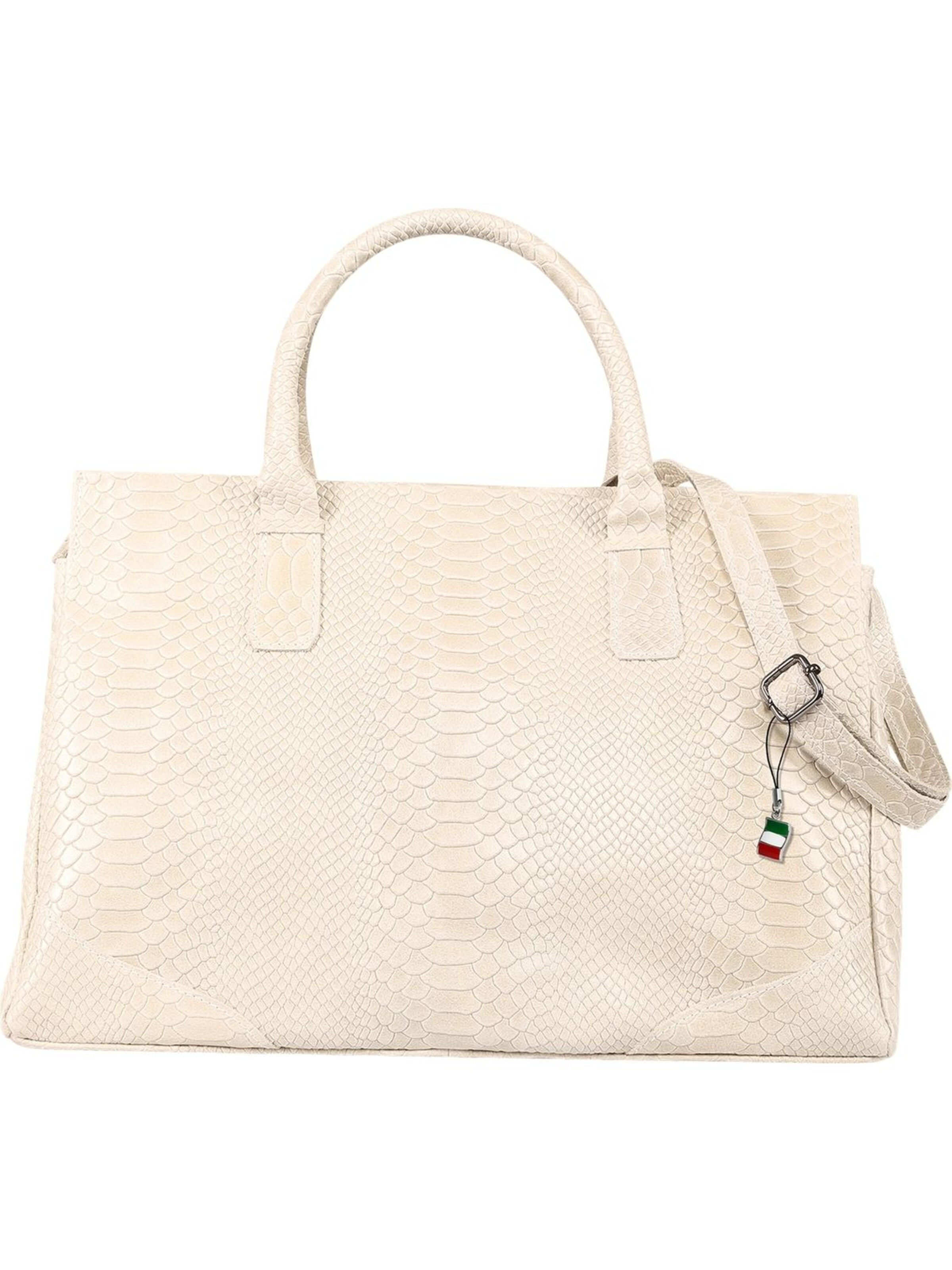 Florence Handtas in Beige: voorkant