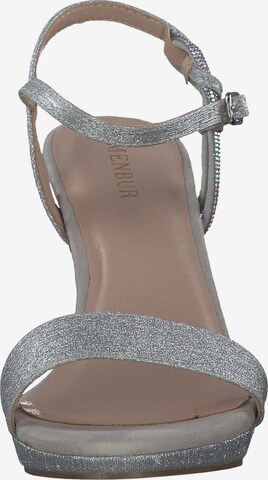 MENBUR Sandals '24102' in Silver