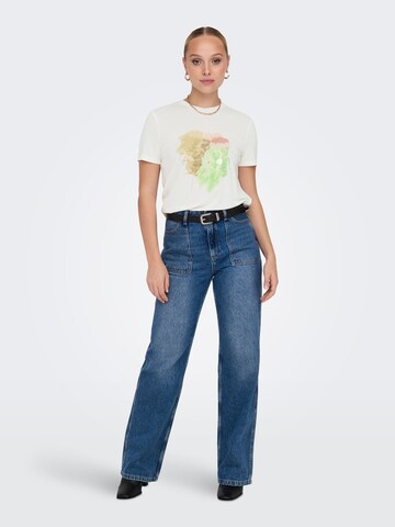 ONLY - Camiseta 'ONLFREE' en blanco