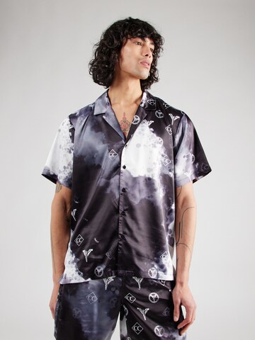 Carlo Colucci - Ajuste confortable Camisa en negro: frente
