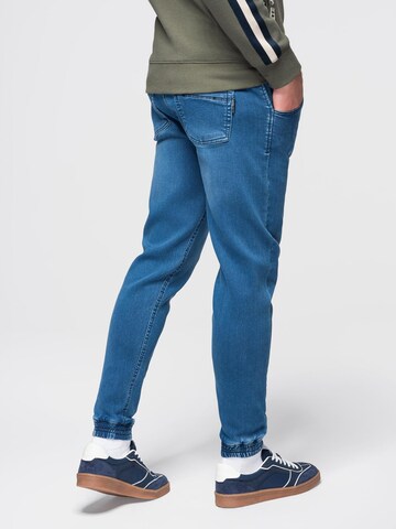 Ombre Regular Hose in Blau