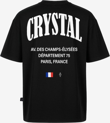 Crystal Paris Shirt 'Champs' in Black: front