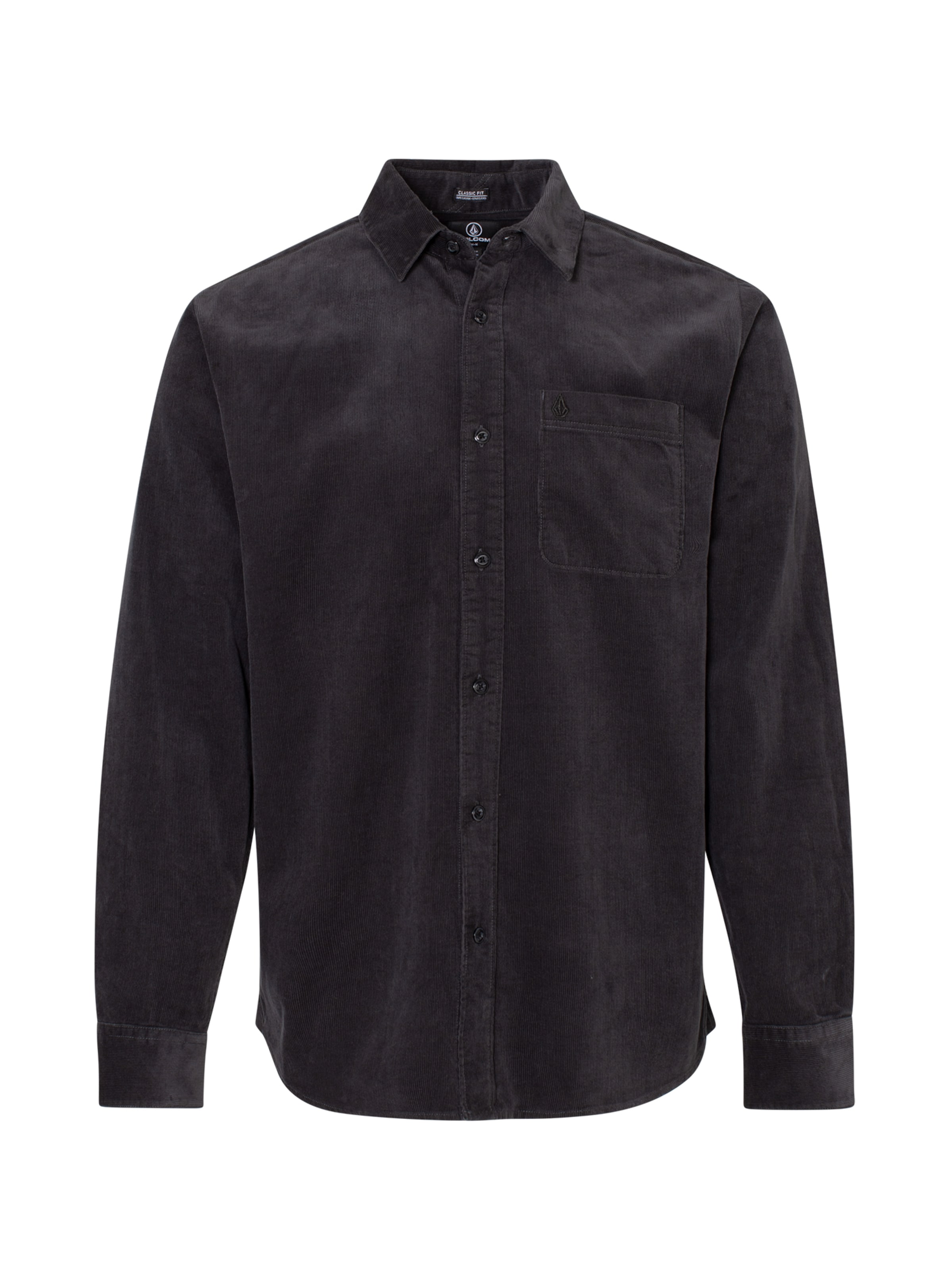 Coupe regular Chemise 'Zander' Volcom en noir : devant